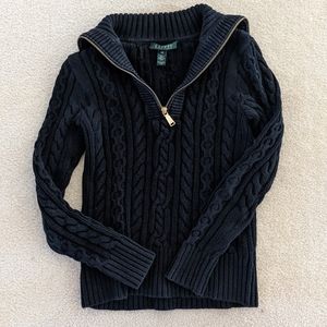 Vintage Lauren by Ralph Lauren Cable Knit Sweater - XS